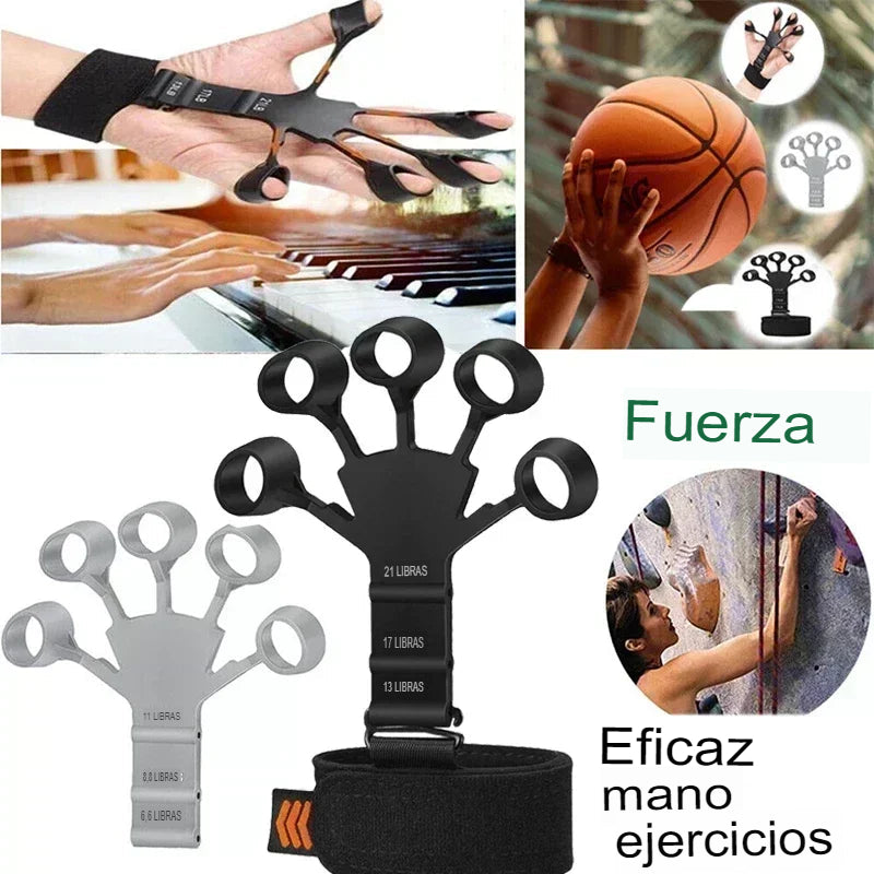 Entrenador de Fuerza para Manos y Dedos con Estirador de Silicona – Fortalece, Ejercita y Alivia la Artritis